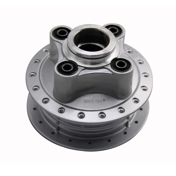 CG125 rear wheel hub with bush damper